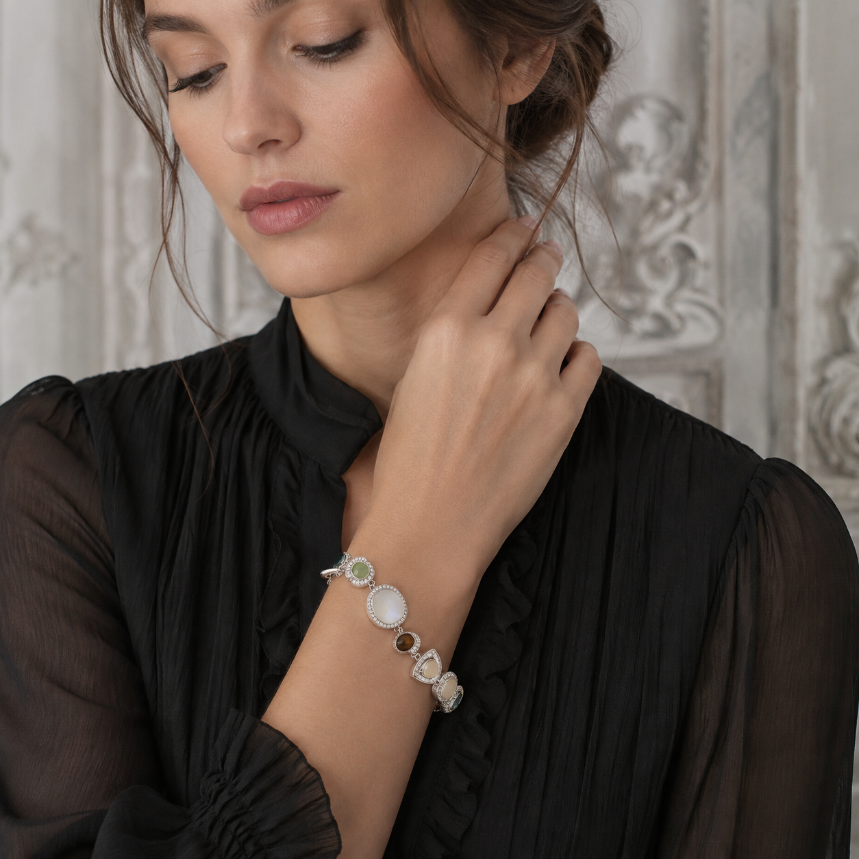 Bohemian Treasure Link Bracelet
