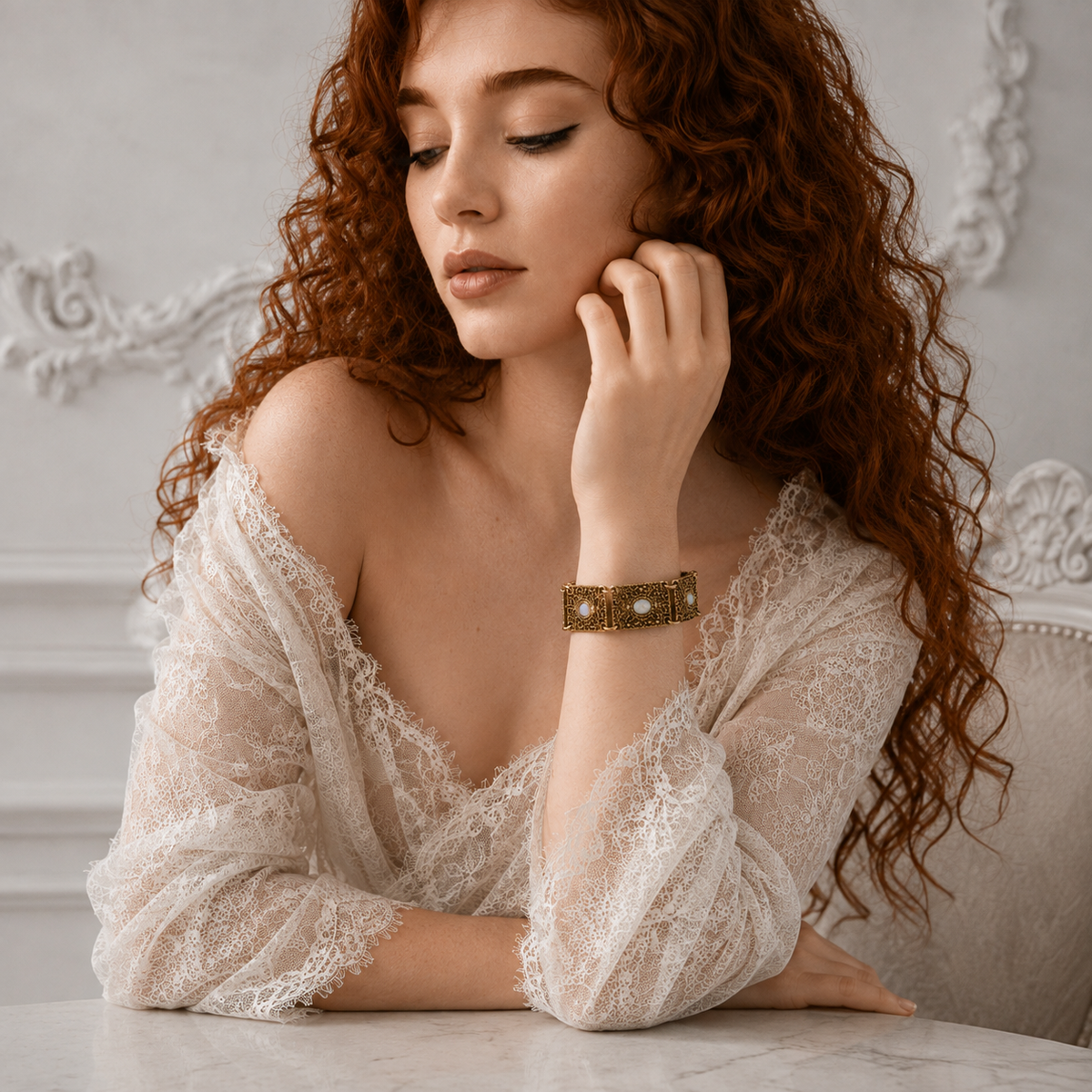 Vintage Precious Link Bracelet