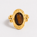Whimsical Oval Statement Ring
