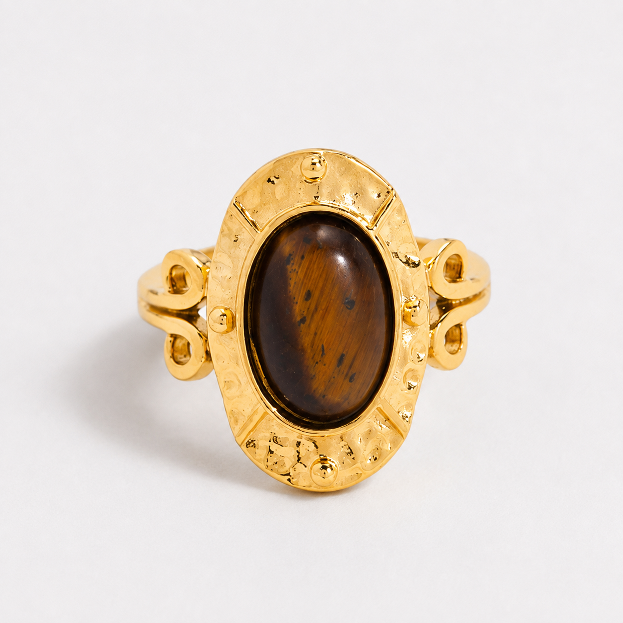 Whimsical Oval Statement Ring