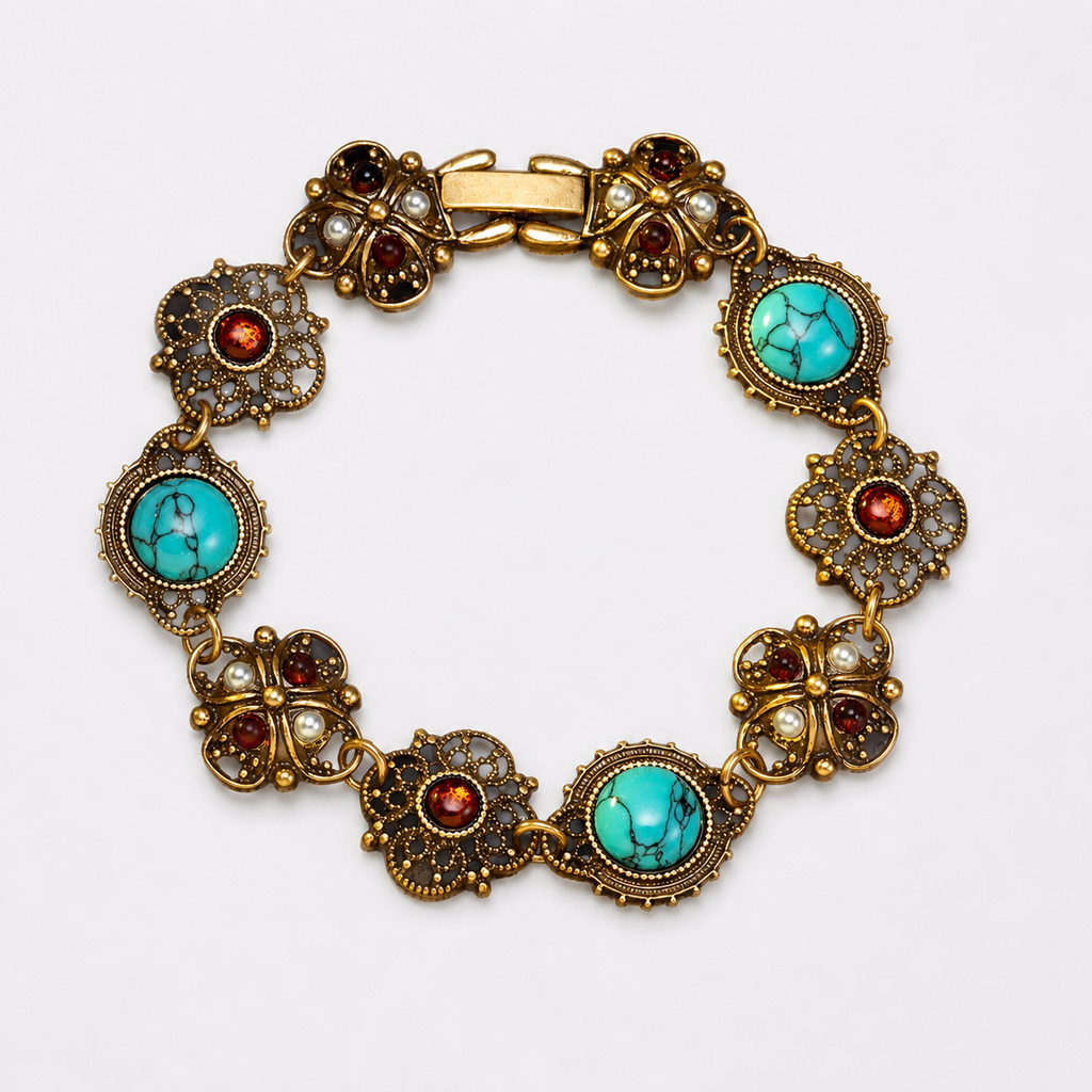 Vintage Pearl Detail Bracelet
