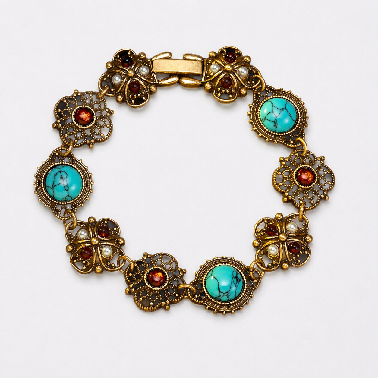 Vintage Pearl Detail Bracelet