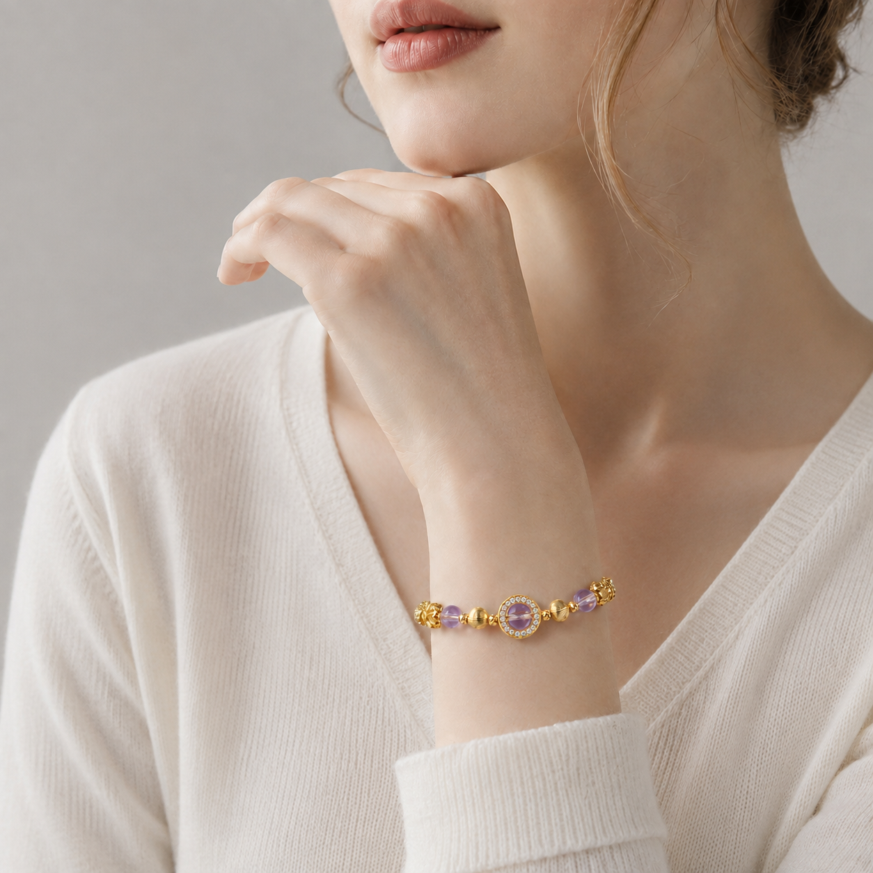 Vintage Pearl Detail Bracelet