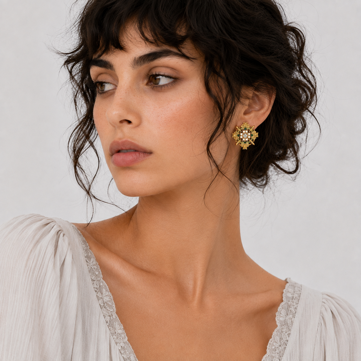 Radiant Celestial Stud Earrings