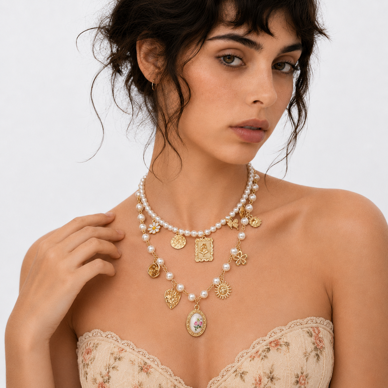 Vintage Charm Layered Necklace