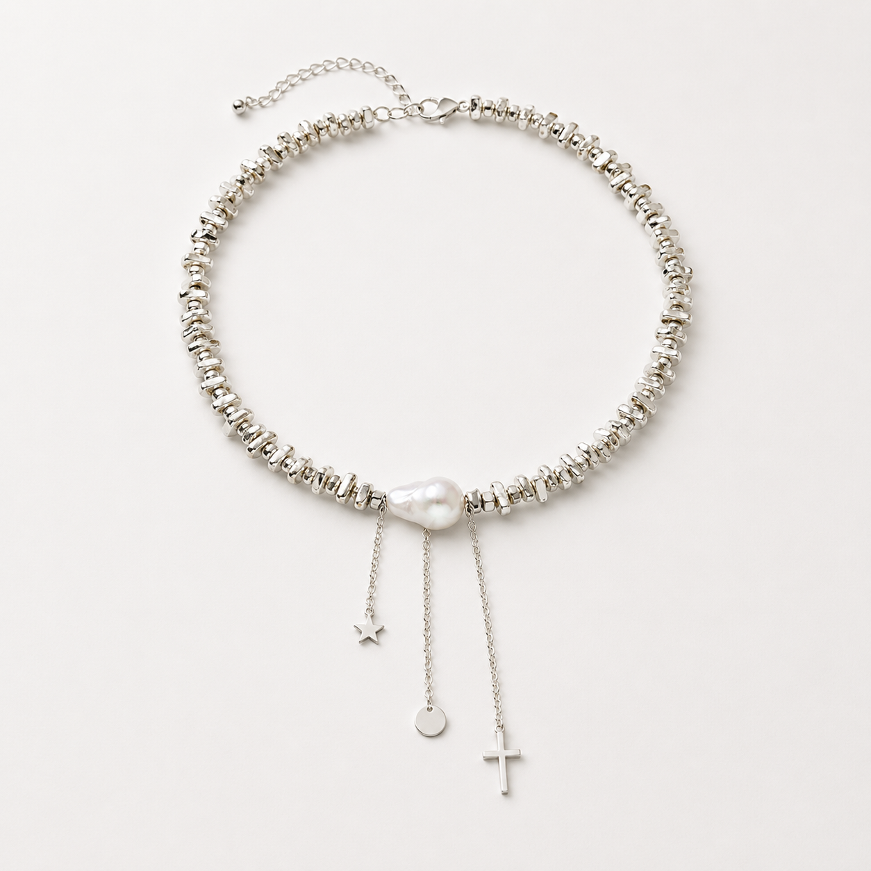 Romantic Pearl Pendant Necklace