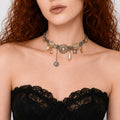 Vintage Celestial Charm Choker