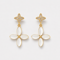 Romantic Butterfly Pearl Earrings