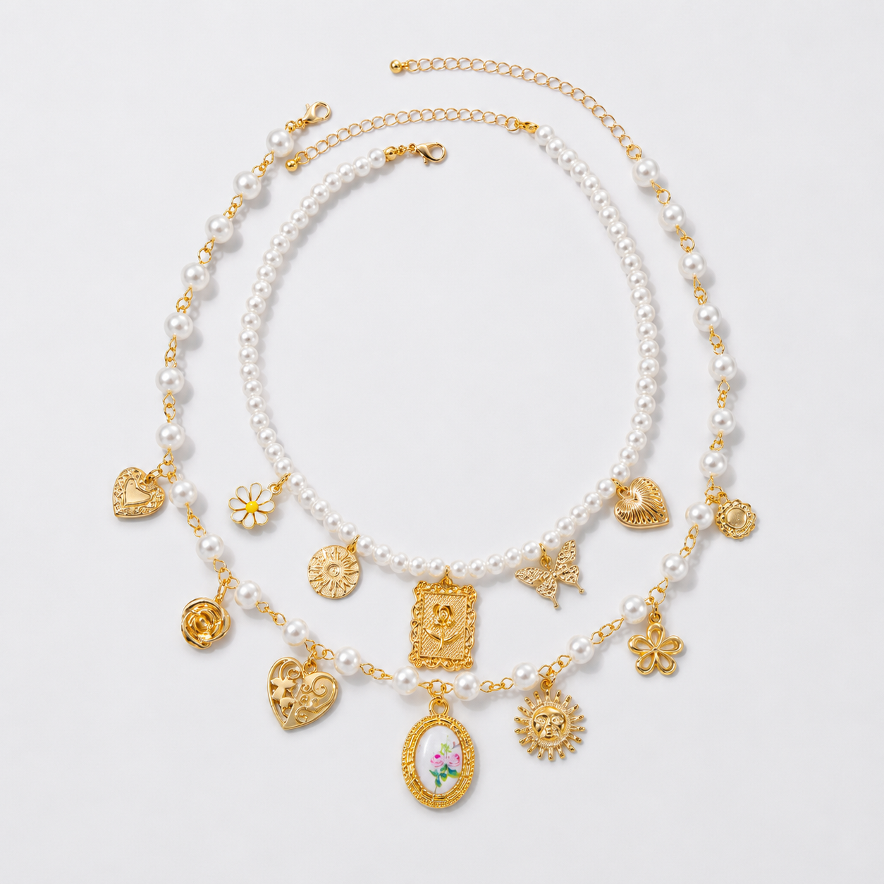 Vintage Charm Layered Necklace