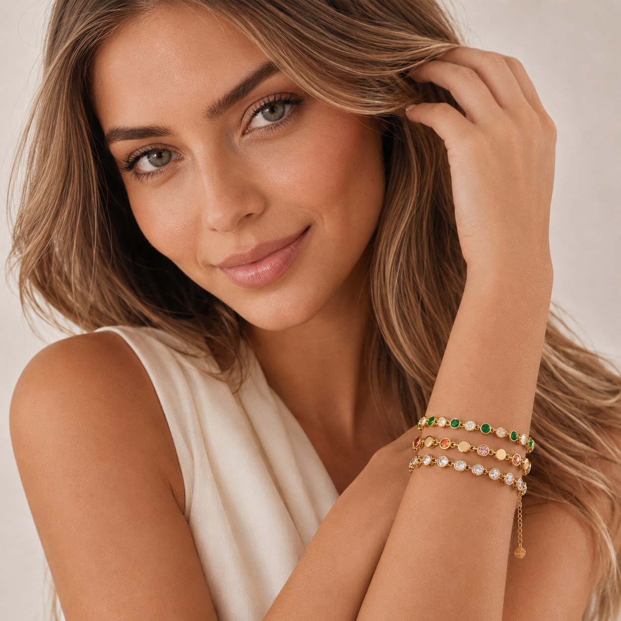 Bohemian Treasure Gem Bracelet