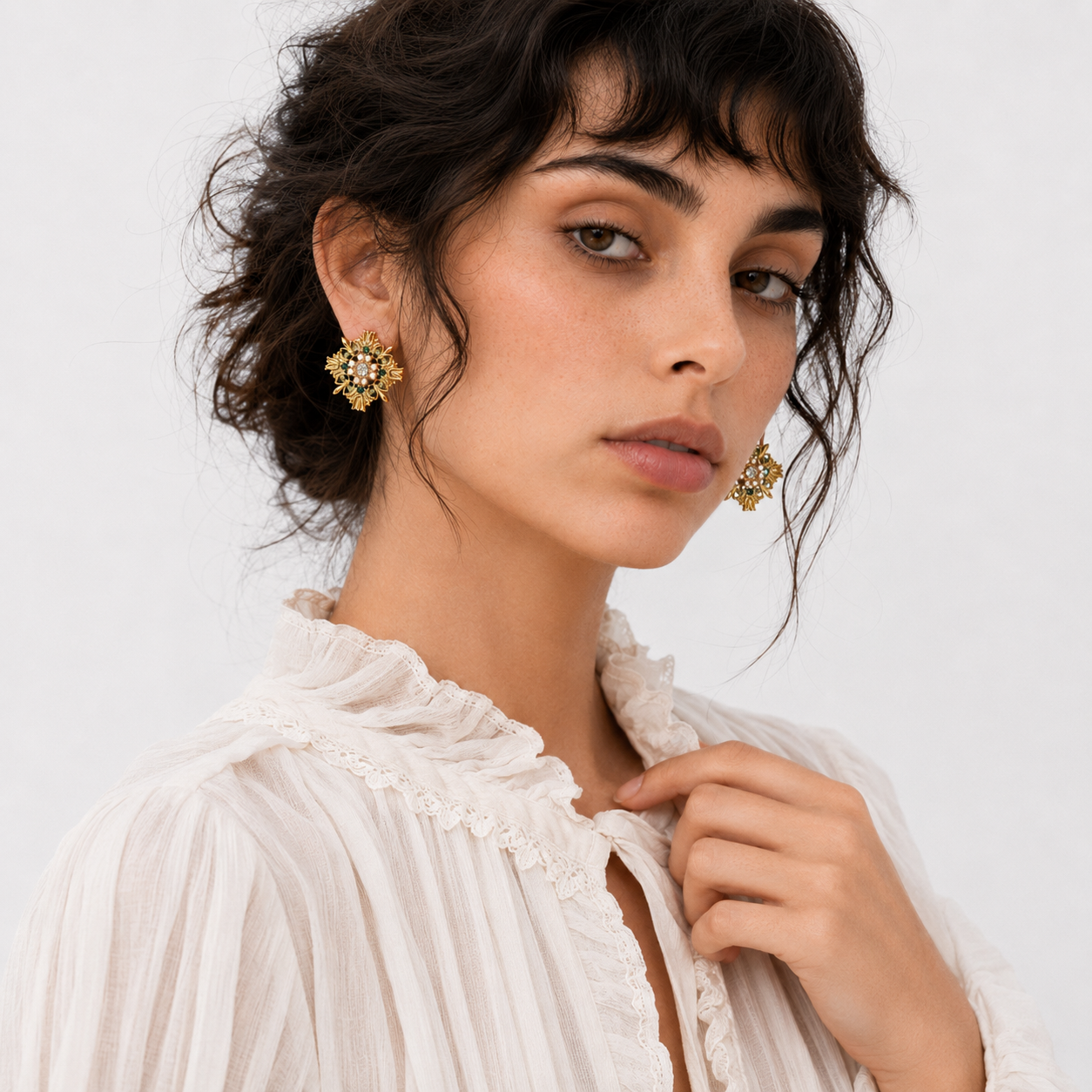 Radiant Celestial Stud Earrings