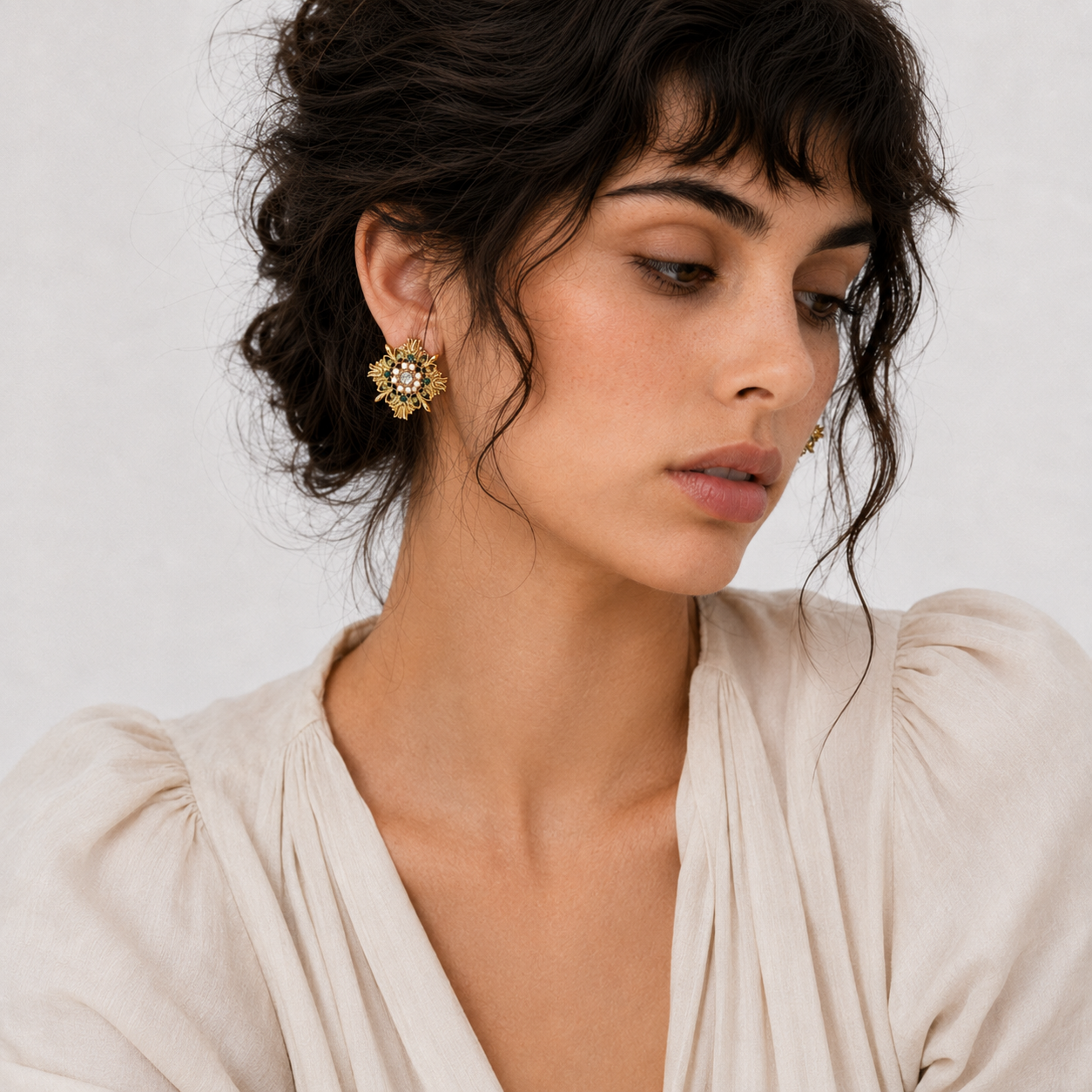 Radiant Celestial Stud Earrings