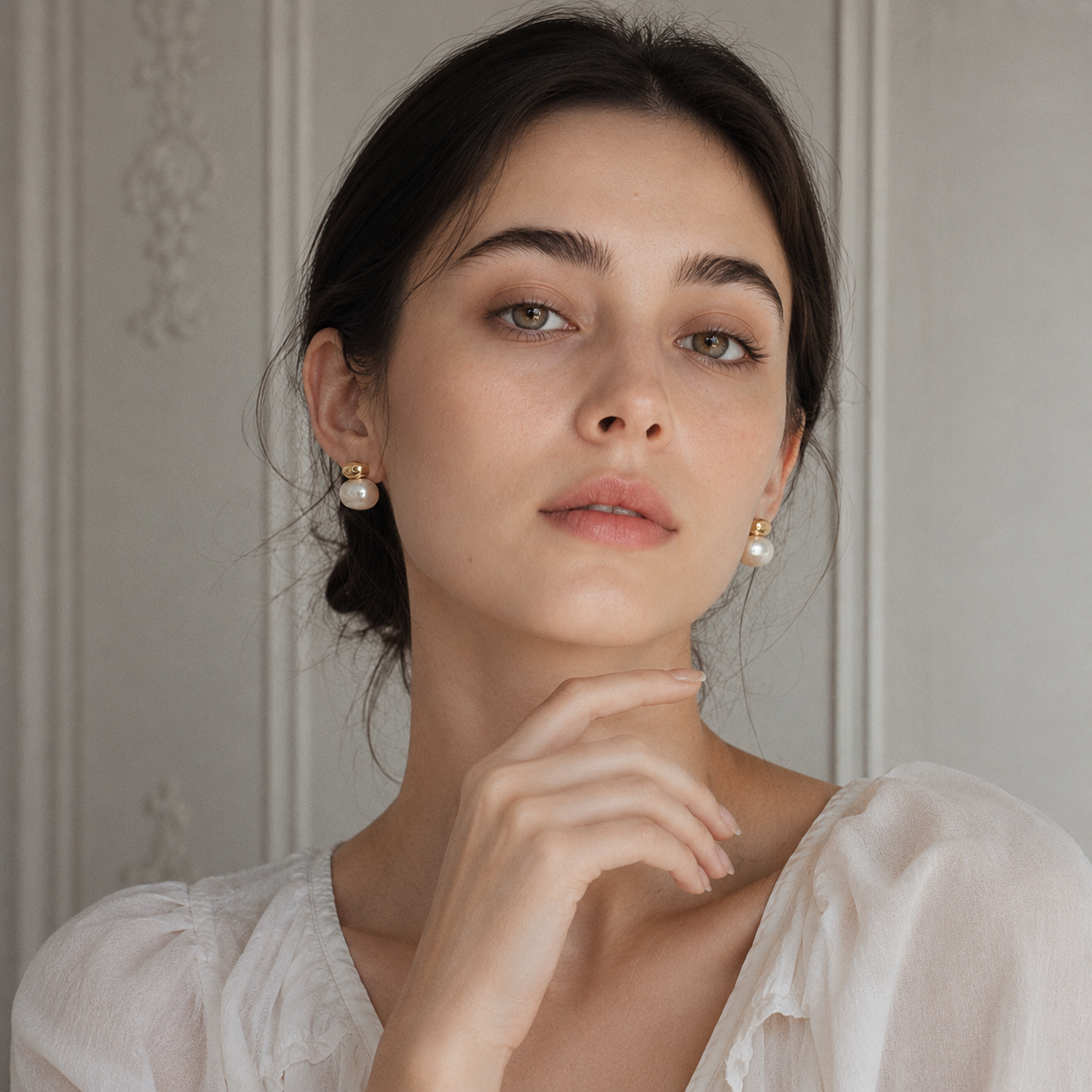 Romantic Drop Stud Earrings