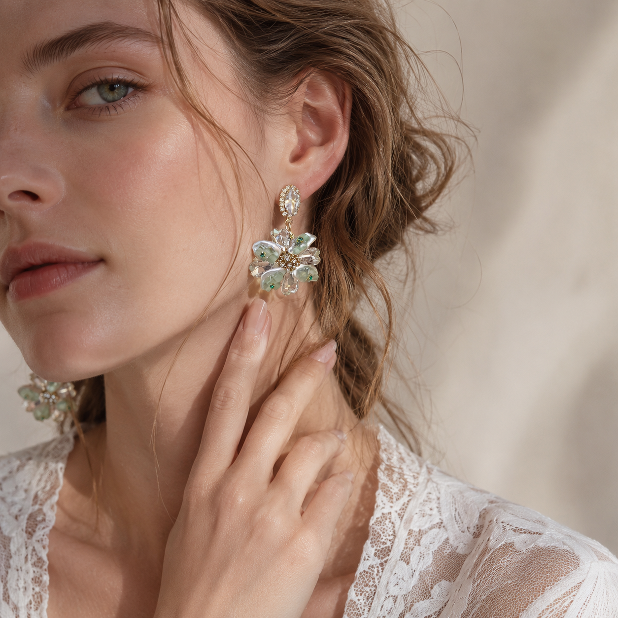 Romantic Blossom Drop Earrings
