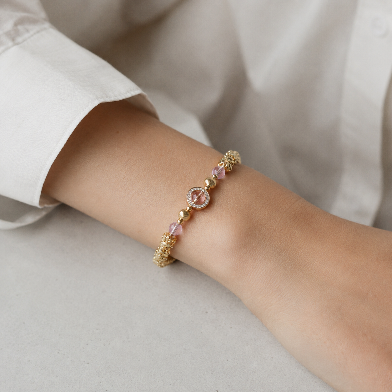 Vintage Pearl Detail Bracelet