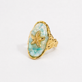 Whimsical Starfish Statement Ring