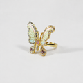 Whimsical Butterfly Statement Ring