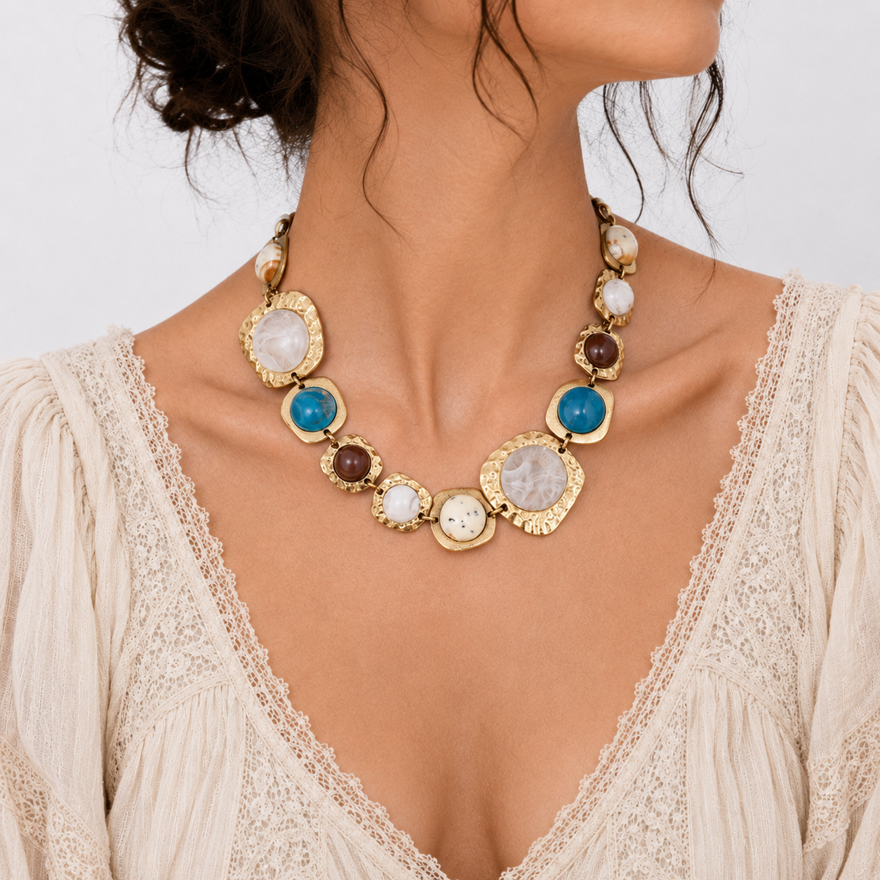Vintage Geometric Necklace