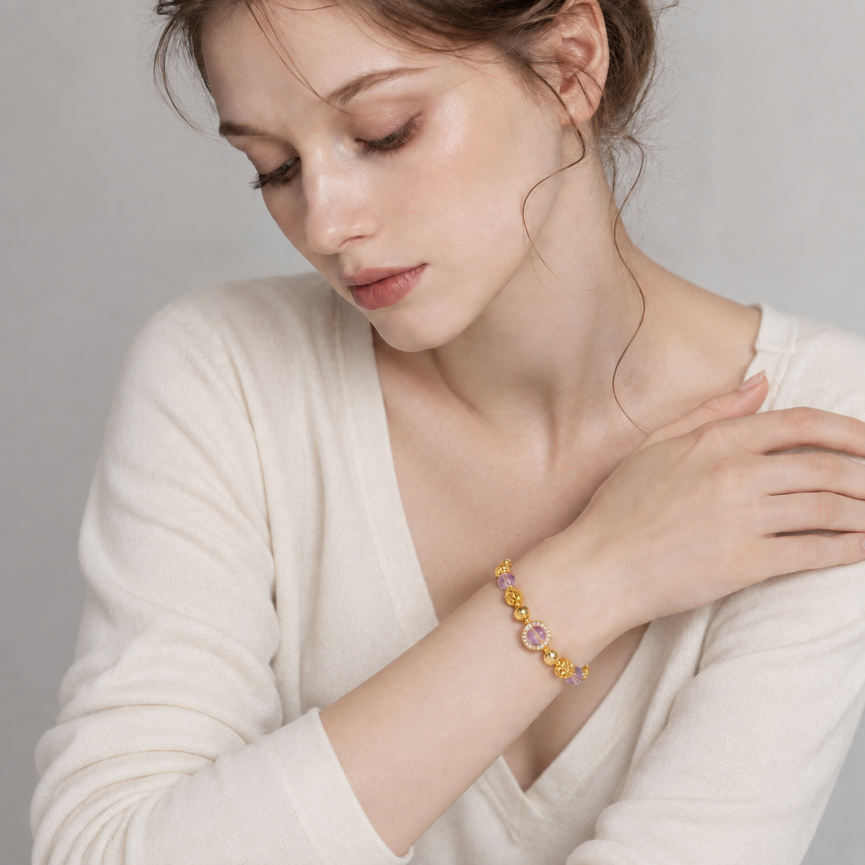 Vintage Pearl Detail Bracelet