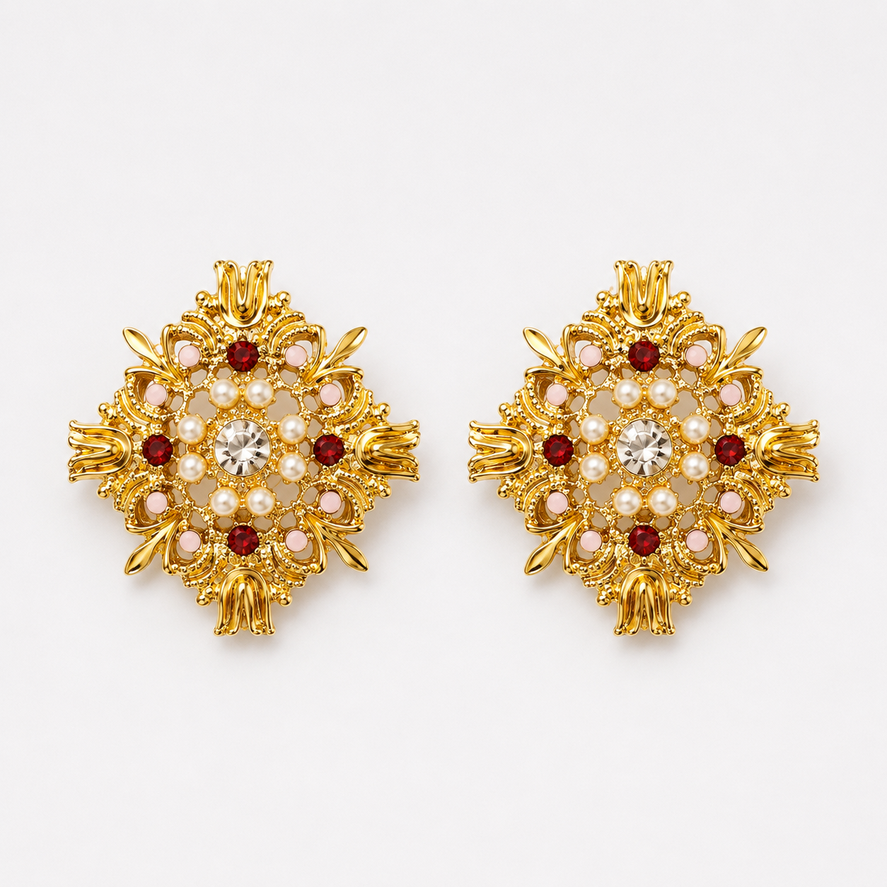 Radiant Celestial Stud Earrings