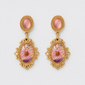 Regal Cameo Drop Earrings