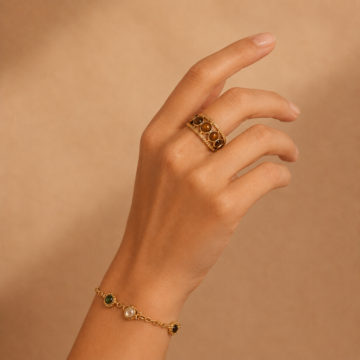 Whimsical Cluster Ring