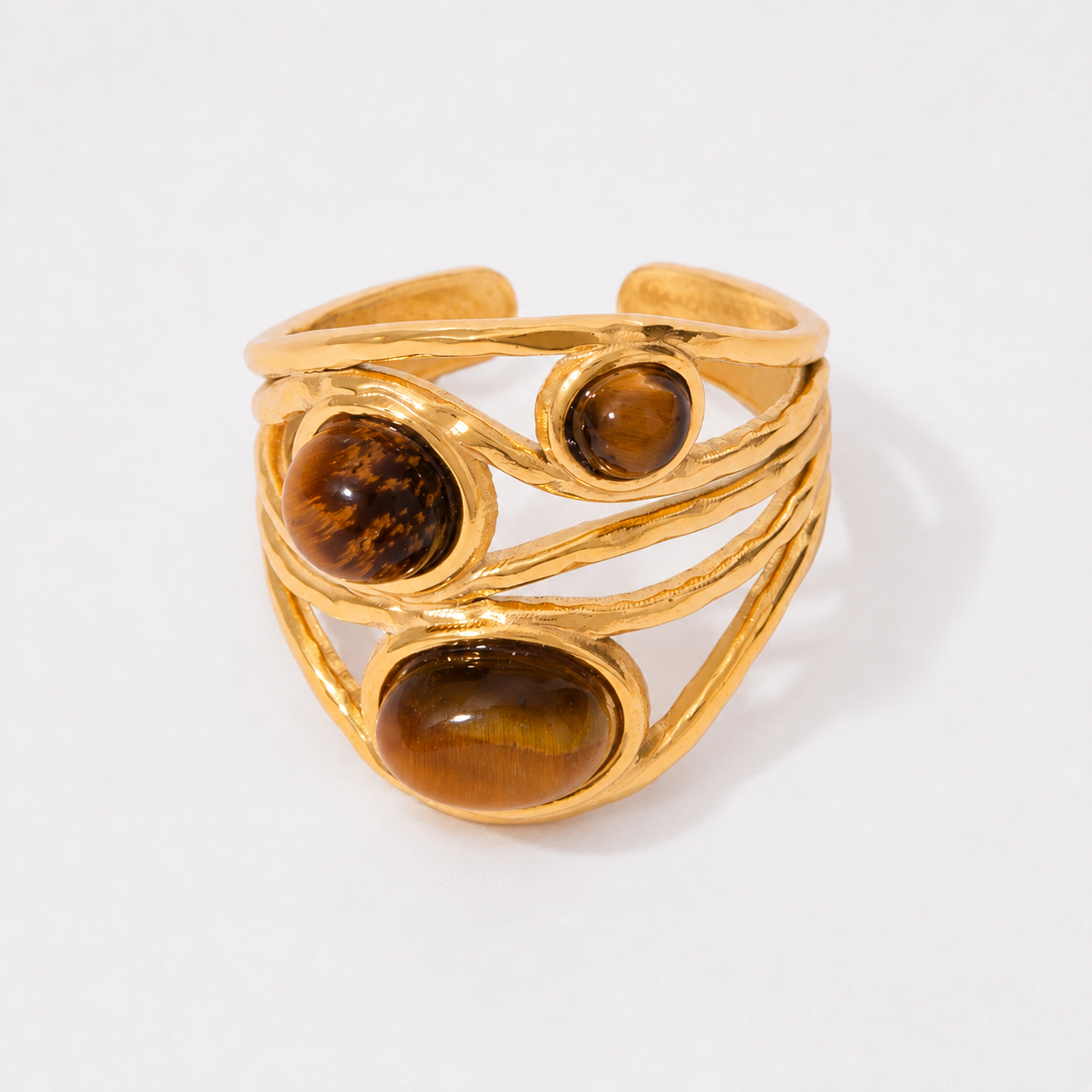 Whimsical Multi-Stone Ring