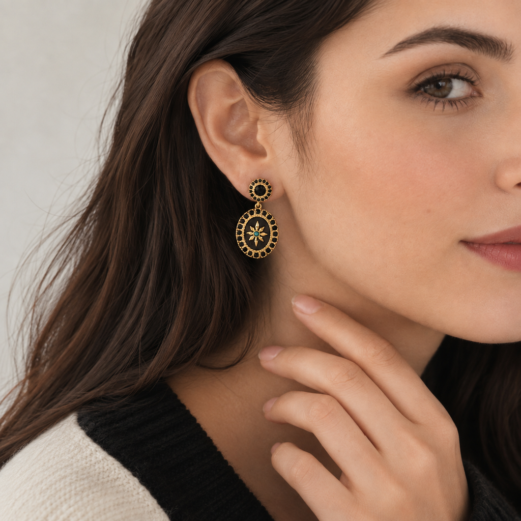Romantic Celestial Drop Earrings
