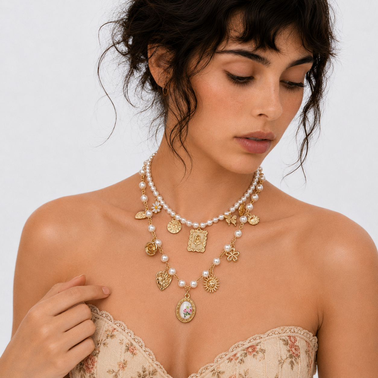 Vintage Charm Layered Necklace