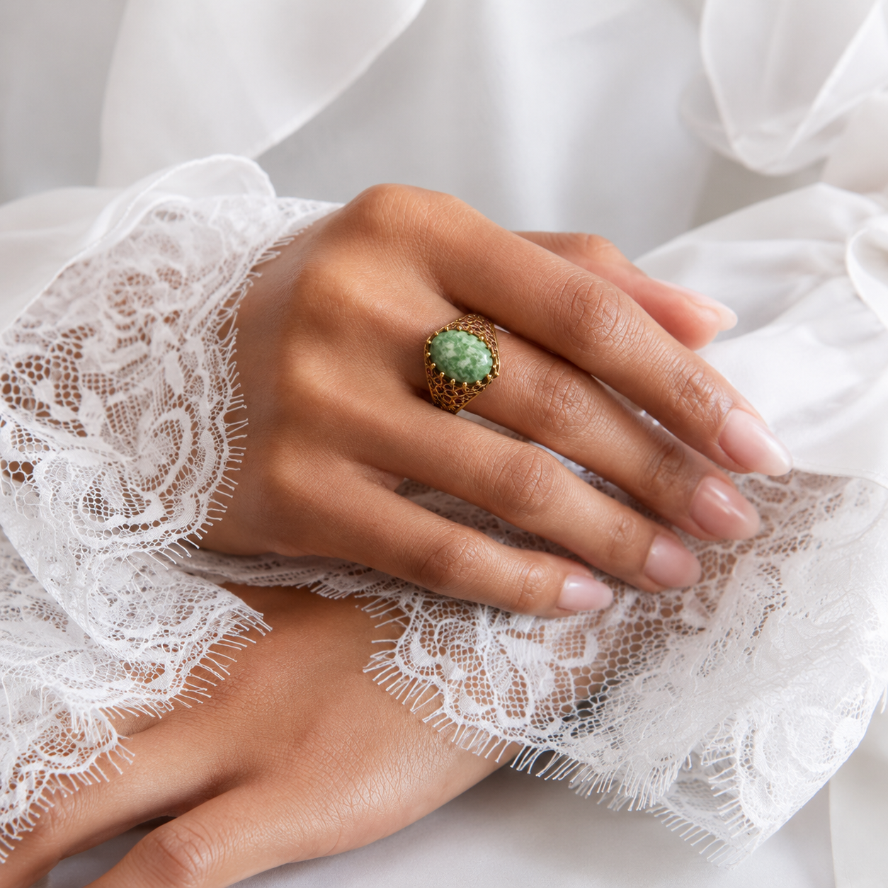 Vintage Turquoise Statement Ring