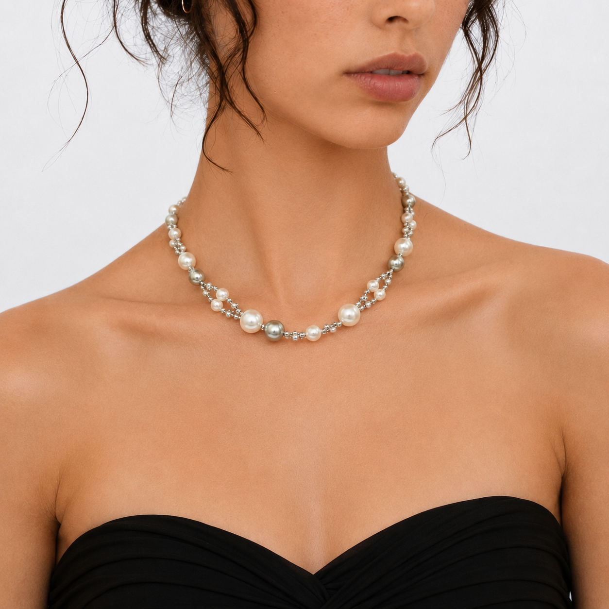 Elegant Layered Beaded Necklace