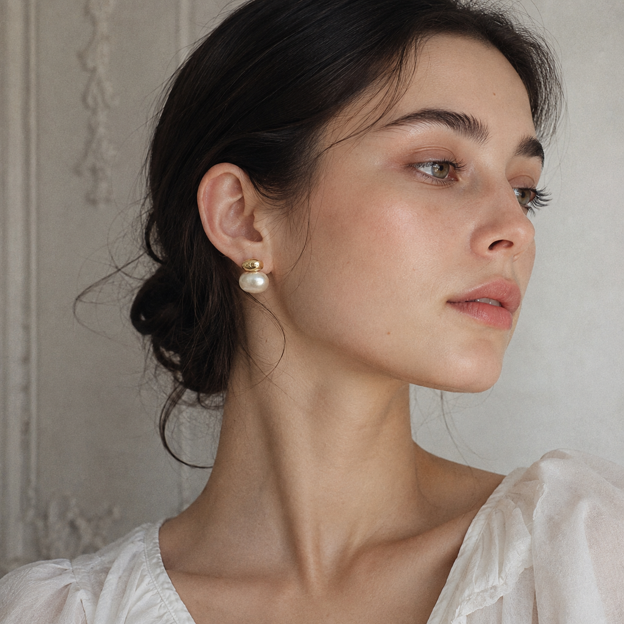 Romantic Drop Stud Earrings