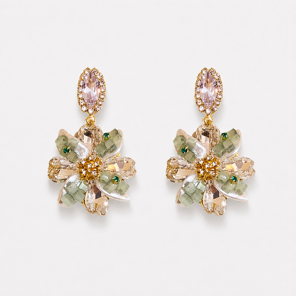 Romantic Blossom Drop Earrings