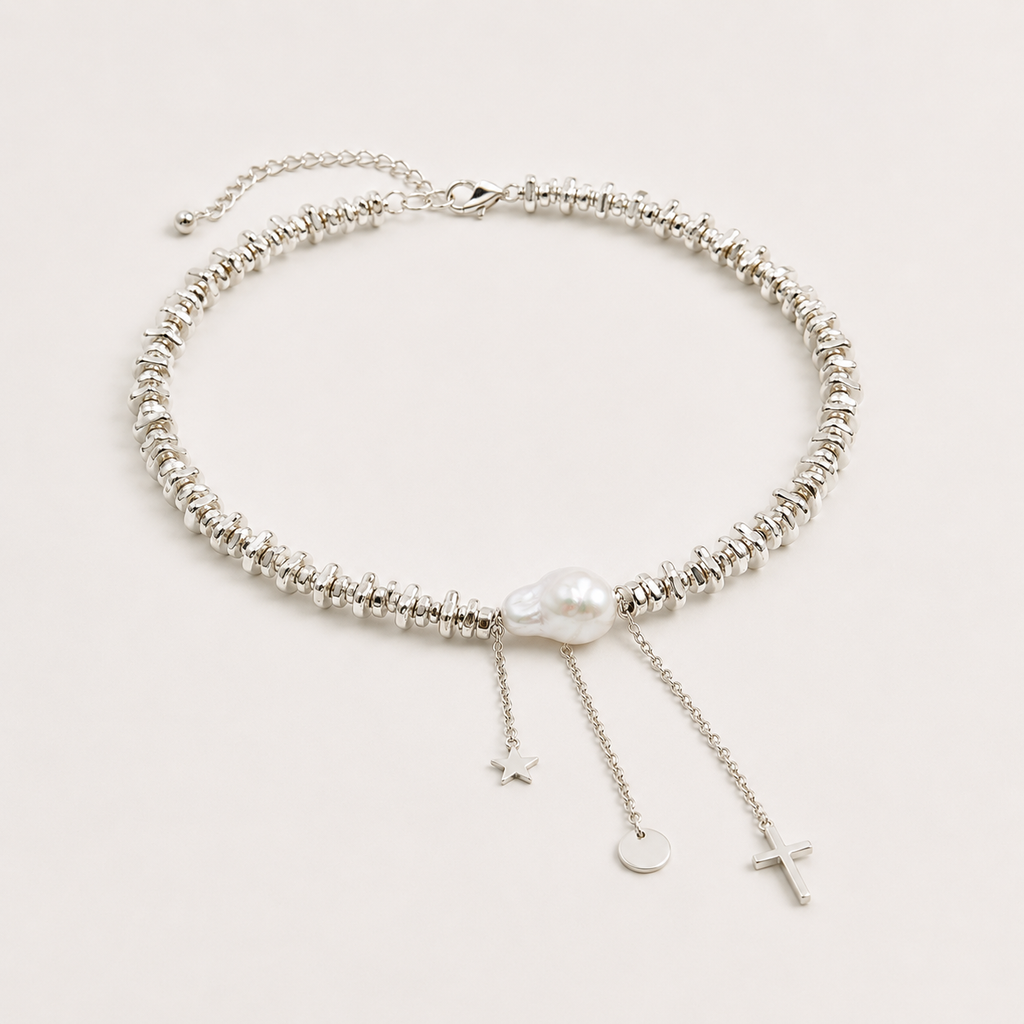 Romantic Pearl Pendant Necklace