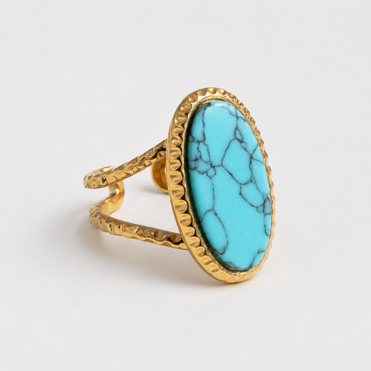 Vintage Turquoise Gem Ring