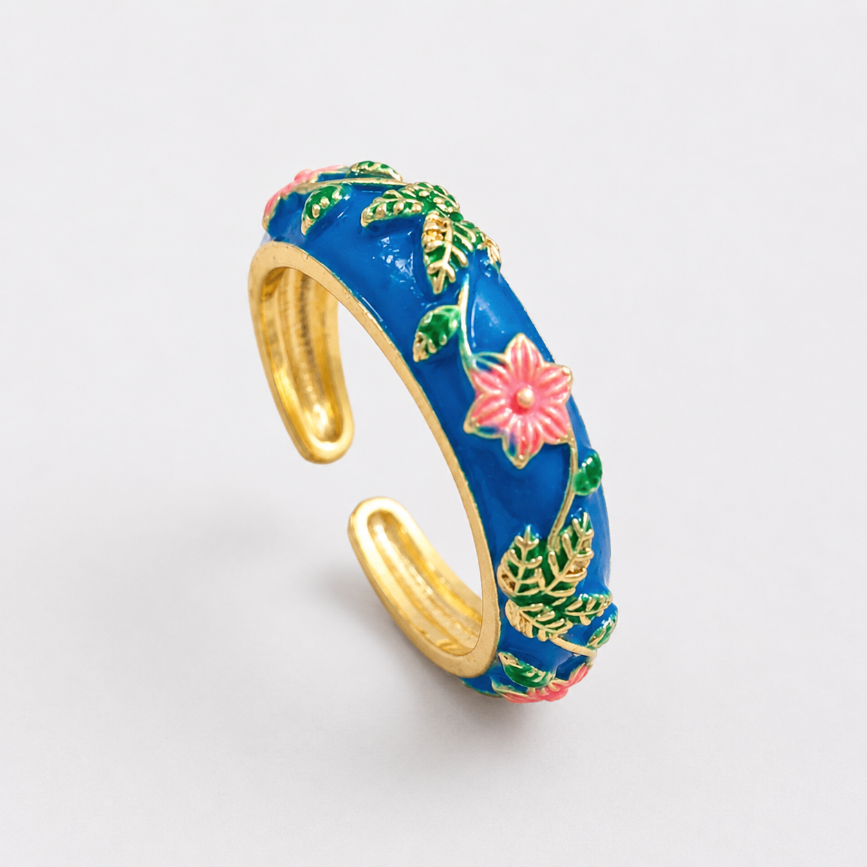 Wonderland Floral Enamel Ring