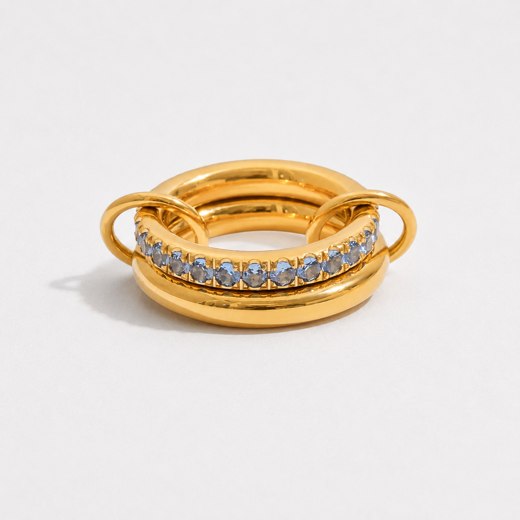 Whimsical Crystal Statement Ring