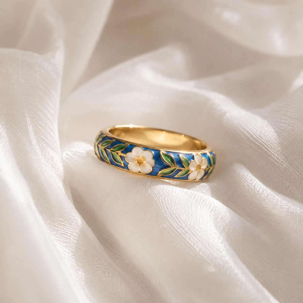 Wonderland Floral Enamel Ring