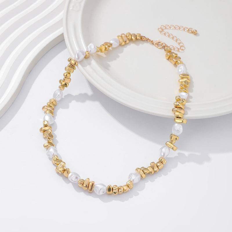 Sculptural Pearl Choker