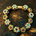 Vintage Petal Statement Bracelet