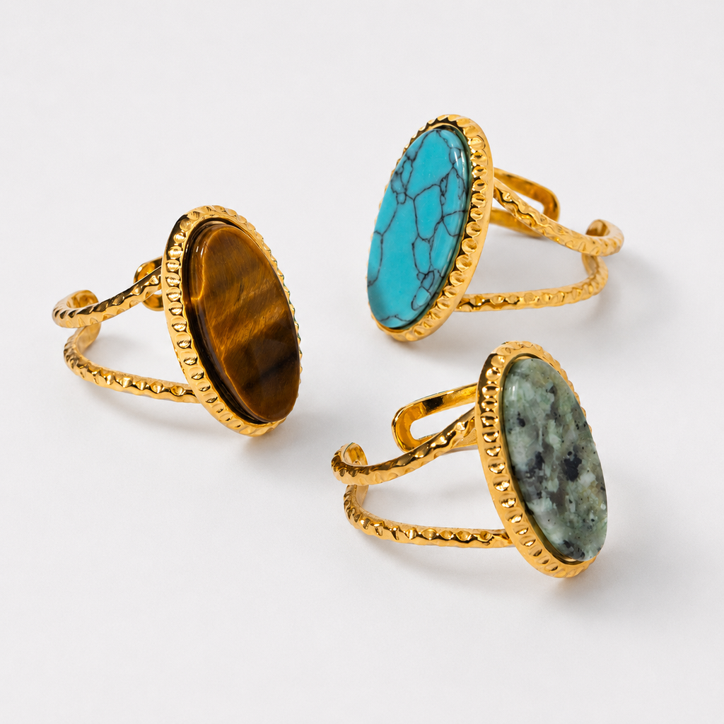 Vintage Turquoise Gem Ring