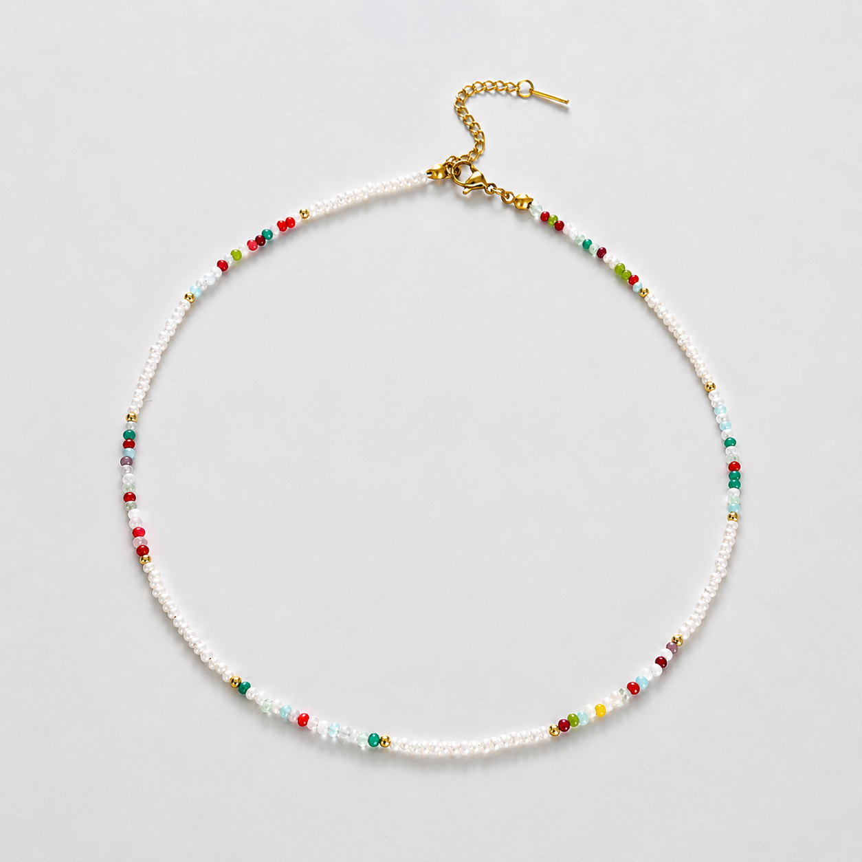 Bohemian Layered Beaded Necklace