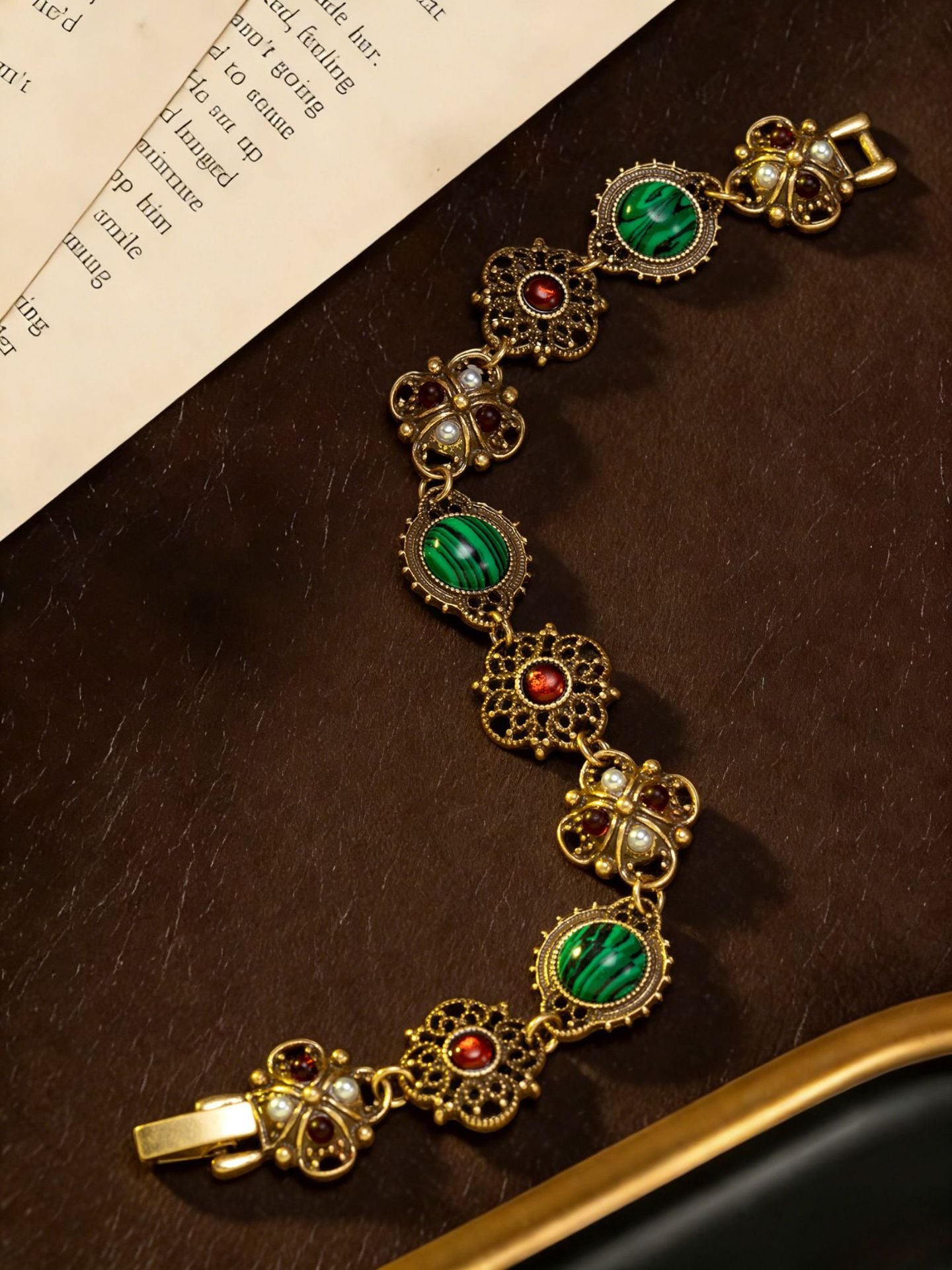 Vintage Pearl Detail Bracelet