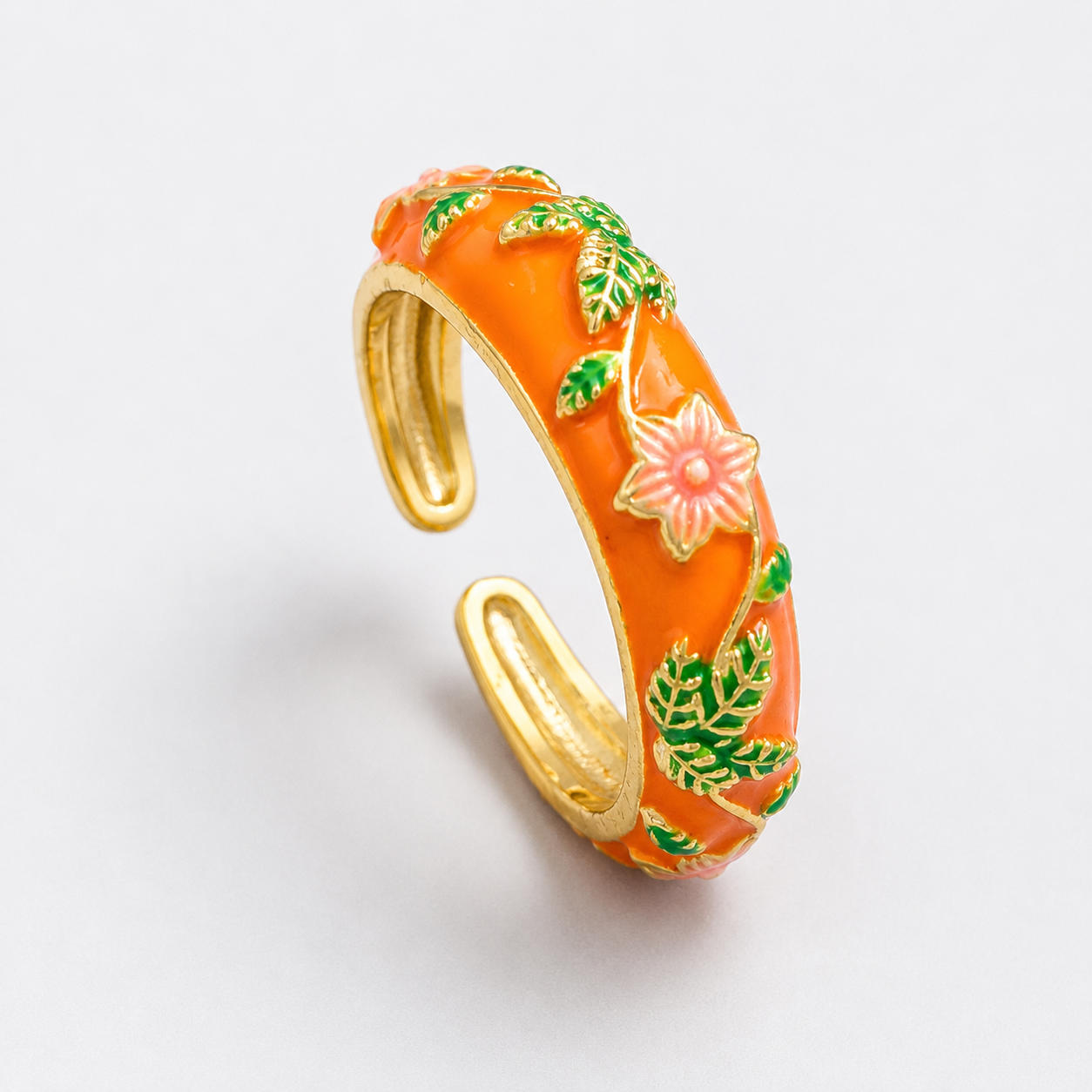 Wonderland Floral Enamel Ring