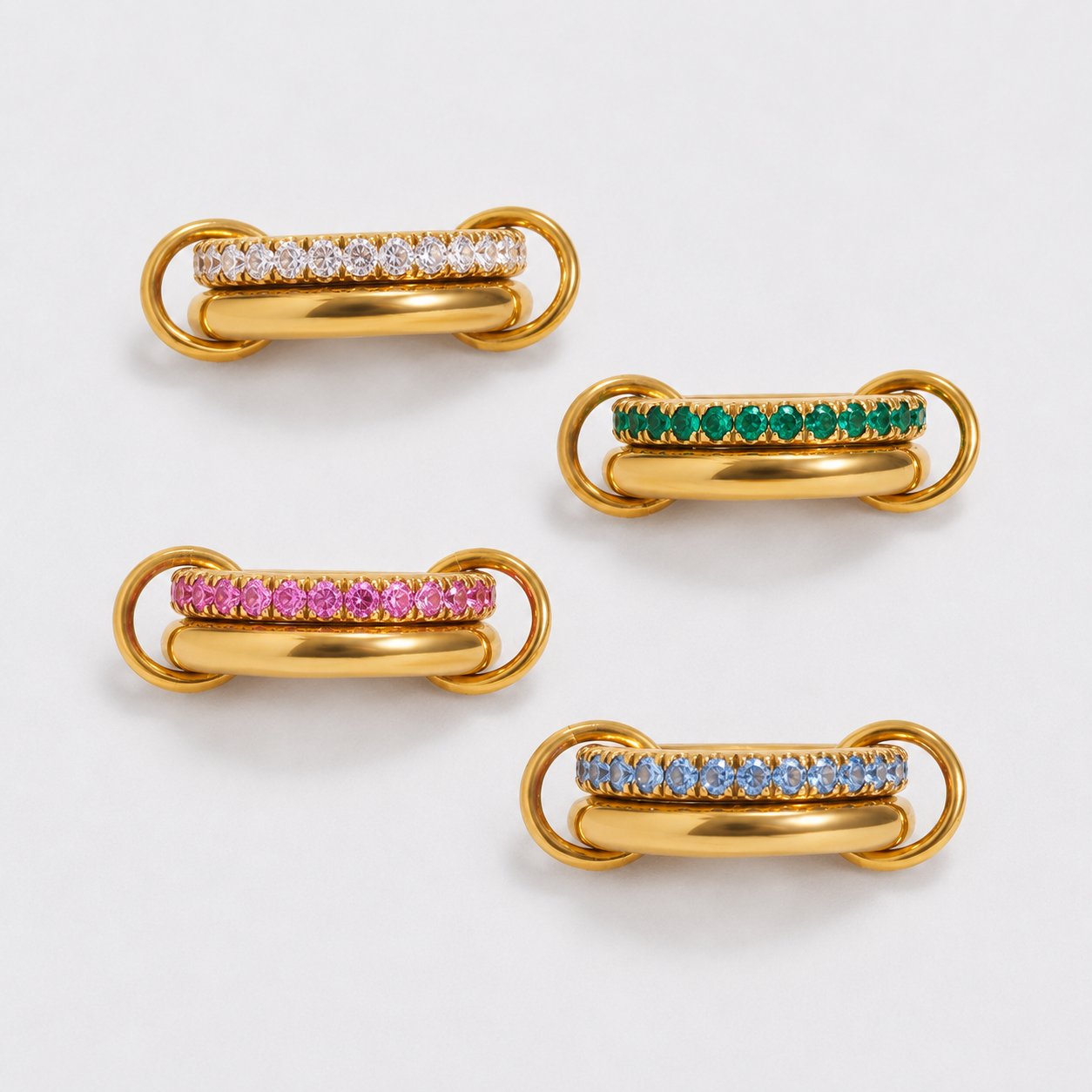 Whimsical Crystal Statement Ring