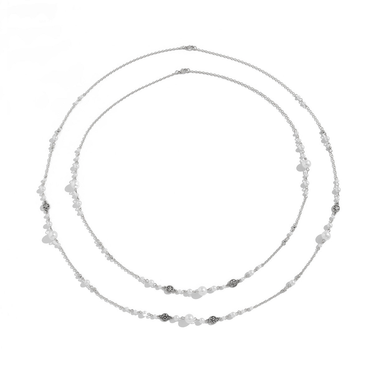 Polished Layered Strand Necklace