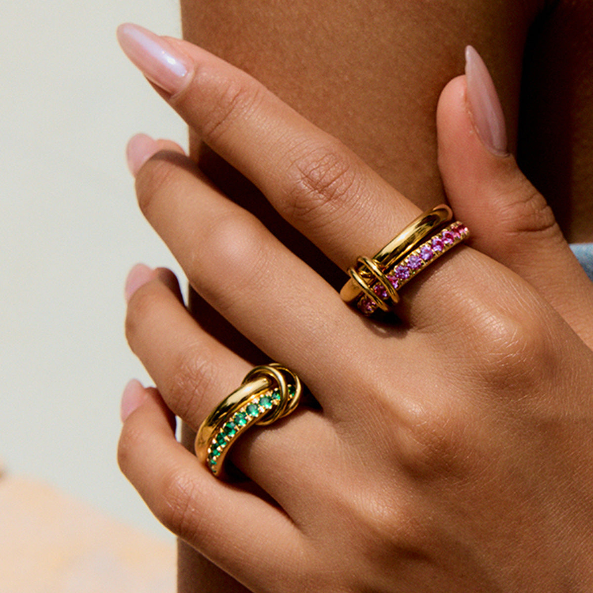 Whimsical Crystal Statement Ring