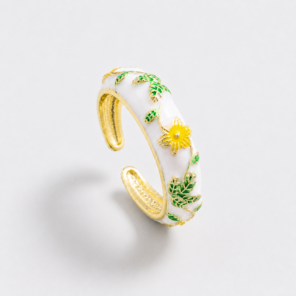 Wonderland Floral Enamel Ring