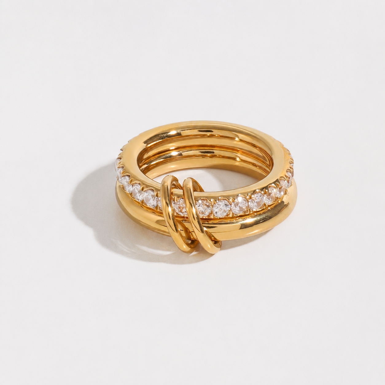 Whimsical Crystal Statement Ring