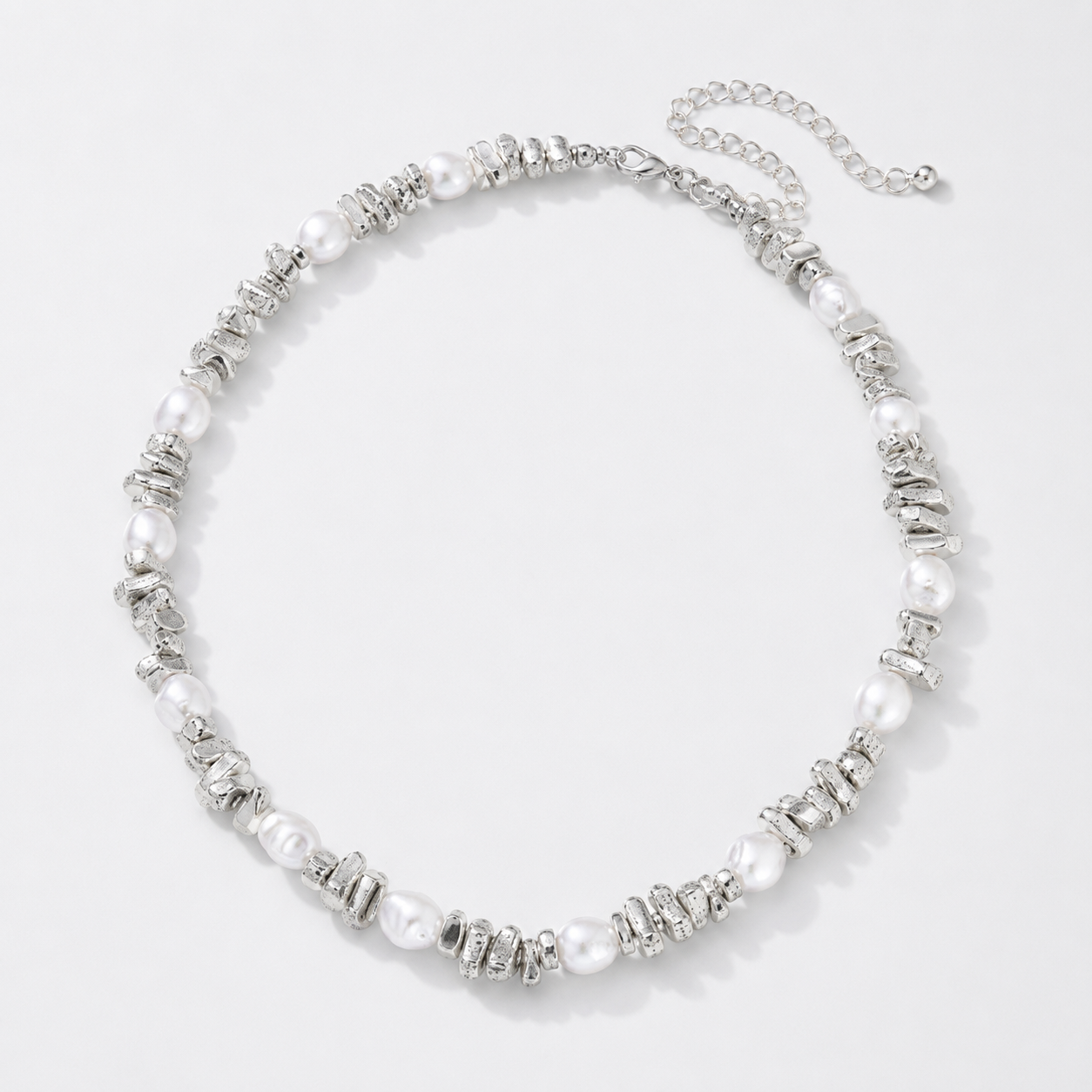 Sculptural Pearl Choker